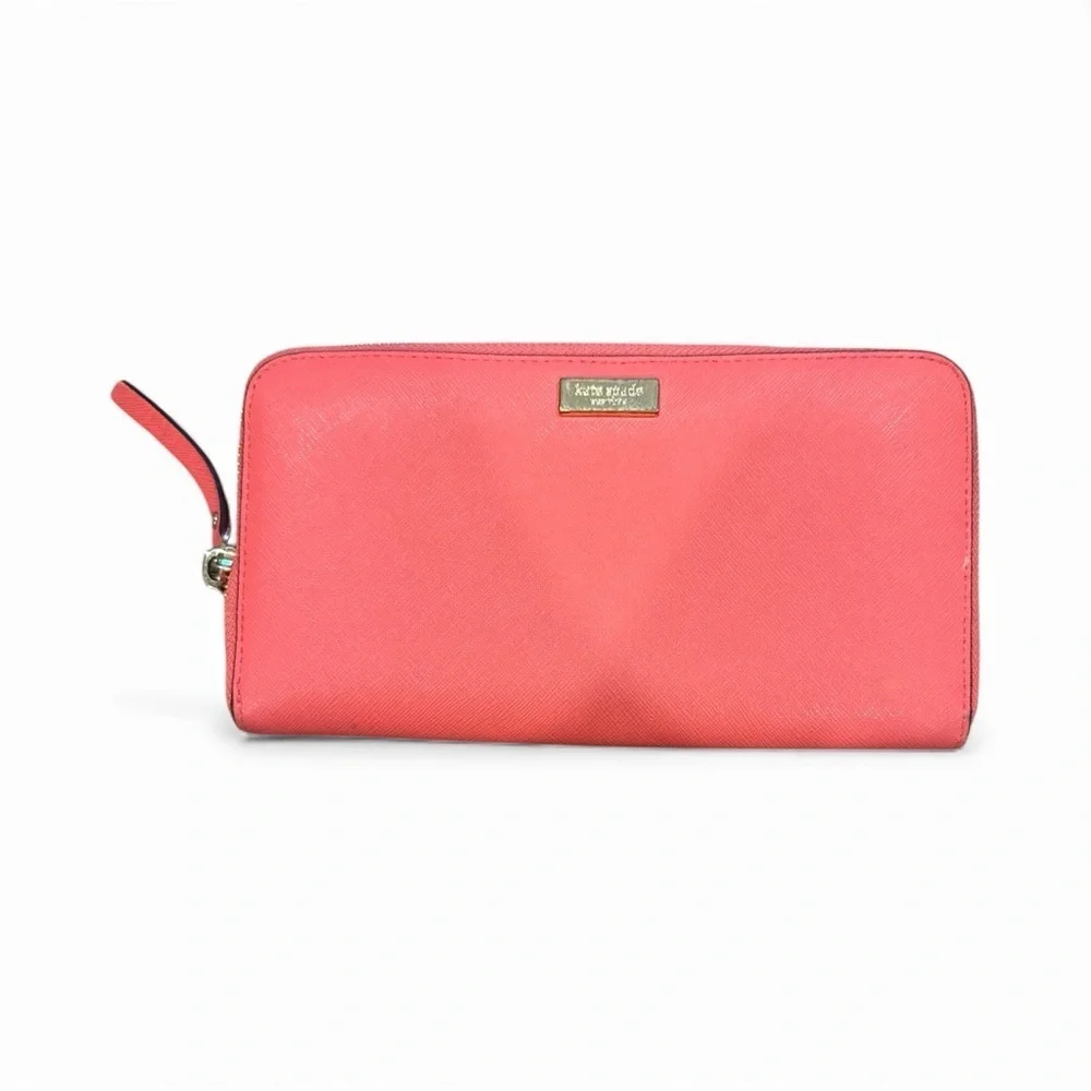 Kate Spade Coral Zip-Around Wallet